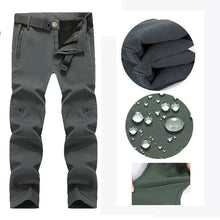 Load image into Gallery viewer, Men Softshell Fleece Jacket Windproof Outdoor Hiking Winter Coat