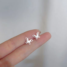 Load image into Gallery viewer, New Heart Stud Earrings for Women Hypoallergenic Daily Wear Minimalist Cute Star Silver Color Ear Girls Pierc Jewelry Gifts