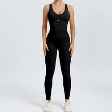 Load image into Gallery viewer, Women Gym Jumpsuit Female Yoga Set Workout One-piece Suit Women Sports Push Up Yoga Clothes Backless Activewear Fitness Set
