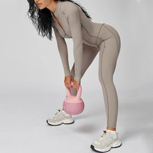 Load image into Gallery viewer, Yoga Bodysuit Long Sleeved Women's Tracksuits Gym Zipper Jumpsuits Sports Workout High-intensity Fitness One-piece Tights Suit