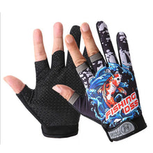 Load image into Gallery viewer, Fishing Glove Outdoor Hand Gloves Mittens for Fishing Fingers Fingerless Biker Items Finger Cycling Apparel Sports Entertainment