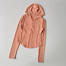 Load image into Gallery viewer, Women Yoga Jacket Long Sleeve Sports Tops Zip Fitness Shirt Winter Warm Hoodie Gym Top Activewear Running Coats Workout Clothes