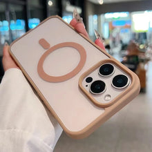 Load image into Gallery viewer, Transparent Magsafe Magnetic Case For iPhone 16 17 Air 16e 15 14 Plus 13 12 11 Pro Max Wireless Charging  Hard Protect Cover