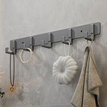 Load image into Gallery viewer, Household Wall Coat Rack Black Hooks For Hangging Clothes Towel Hanger Bathroom Robe Hook Heavy Duty Kitchen Accessories