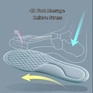 Summer Deodorant Sports Insoles | Sweat-Absorbing & Breathable Shoe Pads for Men & Women