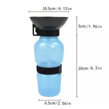 Load image into Gallery viewer, Portable Dog Water Bottle Drinking Cup Cat Pet Travel Outdoor Feeding Supplies