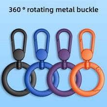 Load image into Gallery viewer, Metal Phone Lanyard Gasket Patch Rotatable Metal Buckle Hanging   Steel Clip Card Cord Tab Mobile Phone Accessories