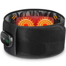 Load image into Gallery viewer, Electric Heating Waist Massager,Vibration Hot Compress Massage Belt,Lumbar Decompression Brace,Lower Back Support,Muscle Relax