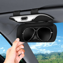 Load image into Gallery viewer, Multifunction Car Glasses Box Portable Car Sunglasses Holder Car Driving Glasses Holder Eyeglass Case Sun Visor