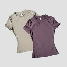 Load image into Gallery viewer, Women Yoga Top Seamless Sport T Shirts Fitness Clothes Short Sleeve Yoga Shirt Gym Top Running  Active Wear