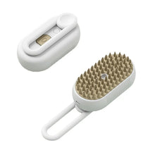 Load image into Gallery viewer, 3-in-1 Electric Pet Brush Steam Spray Massage Hair Removal Comb Grooming Tool