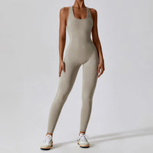Load image into Gallery viewer, Yoga Jumpsuit Fitness Sports Overalls Gym Clothing Set Yoga Wear Pilates Workout Clothes for Women Outfit push-up Activewear
