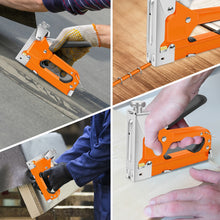 Load image into Gallery viewer, Heavy Duty Staple Gun, 3 in 1 Upholstery Staple Nail Steel Gun with 3000 Staples, Stapler Gun for Wood, Crafts, Carpentry
