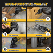 Load image into Gallery viewer, Nananuu Oscillating Multi Function Tool Electric Cordless Vibration Woodworking Powerl Tool Electric Trimmer Saw