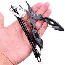 Load image into Gallery viewer, Multifunction Fishing Pliers Tools Accessories for Goods Winter Tackle Pliers Vise Knitting Flies Scissors Braid Set Fish Tongs