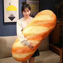 Load image into Gallery viewer, French Bread Pillow Plush Stuffed Printing Images Food Plushie Peluche Party Prop Decor Sleeping Companion Kits Gift Room Decor