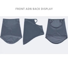 Load image into Gallery viewer, Summer Ice Silk Full Face Mask Balaclava Breathable Sun And UV Protection Motorcycle Scarf Neck Gaiter Bike Sun Protection