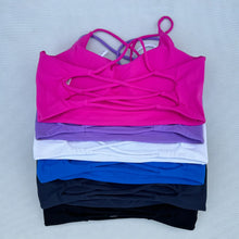 Load image into Gallery viewer, Sportswear Woman Gym Underwear Yoga Sport Bra Outdoor Jogging Cross Thin Shoulder Strap Fitness Sports Bra Breathable Female Top