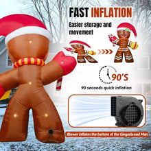 Load image into Gallery viewer, Christmas Inflatable Decoration Toy Built-in LED Lights Inflatable Model Ornament Xmas Party New Year Garden Indoor Outdoor Deco