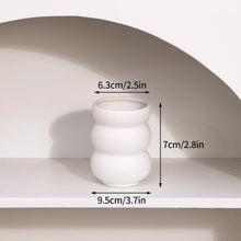 Load image into Gallery viewer, White Ceramic Vases Nordic Decorative Vasen Ornaments Home Living Room Decor Flower Arrangements Sketching Props Desktop Decor