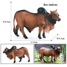 Load image into Gallery viewer, Cute Farm Animals Milk Cow Cattle Calf Angus Bull OX Buffalo Model Action Figures Toy