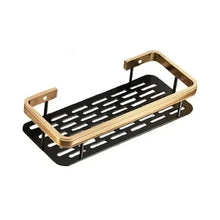 Load image into Gallery viewer, Bathroom Shelf No Drill Wall Mounted Shampoo Bottle Shower Corner Rack Toilet Storage Rack Aluminum Bathroom Kitchen Accessories