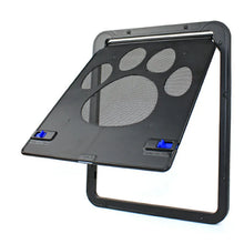 Load image into Gallery viewer, Small Pet Screen Door with Dog Paw Print Anti-Bite Design for Cats and Dogs