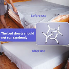 Load image into Gallery viewer, 4Pcs Bed Sheet Fasteners - Adjustable Elastic Clips for Mattress Cover &amp; Bed Sheet Organizer