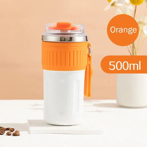 510ml Stainless Steel Thermos – Leak-Proof Vacuum Flask, Insulated Coffee Bottle