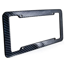 Load image into Gallery viewer, NEW Universal 30*15CM 1/2pcs License Plate Frame Carbon pattern Plastic License Plate Frame Bracket with Standard Screw Kits