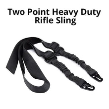 Load image into Gallery viewer, Tactical Two Points Sling Bungee Shoulder Strap Nylon Rifle Belt Outdoor Hunting