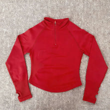 Load image into Gallery viewer, Yoga Jacket With Half Zip Shirt Women Long Sleeve Sport Tops Seamless Running Workout Coat Fitness Clothing Activewear