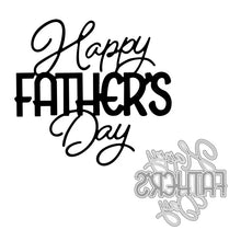 Load image into Gallery viewer, Happy Father&#39;s Day Metal Cutting Dies DIY Scrapbook Embossing Craft Tool