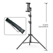 Load image into Gallery viewer, Xnyocn Tripod Floor Tablet Stand Adjustable Holder Mount Support for iPad Air Pro 12.9 Mini Xiaomi 4-13 Inch Lazy Holder Bracket