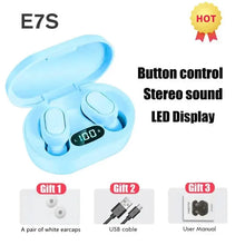 Load image into Gallery viewer, E7S TWS Wireless Headphones Bluetooth Earphone Control Sport Headset Waterproof Microphone Music Earphone Work On All Smartphone