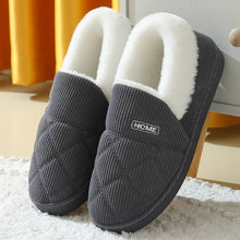 Load image into Gallery viewer, Evshine Soft Sole Slippers For Women Winter Fashion Women Fur Slippers Fuzzy Plush Men Slippers Warm Furry Women Cotton Shoes