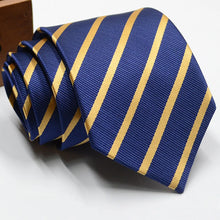 Load image into Gallery viewer, Classic Stripe Necktie Men Business Formal Wedding Tie 8cm Blue Black Pink Red Neck Ties Fashion Shirt Dress Accessories