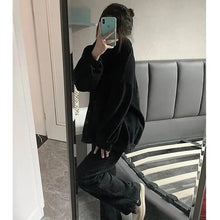 Load image into Gallery viewer, Women&#39;s Korean Style Loose Velvet Hat Autumn Winter Fashion Polyester Top Student Clothes
