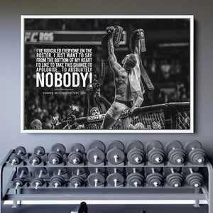 Professional Motivational Boxer, HD Canvas Print Wall Art Poster, Suitable for, Home, Room, Living Room, Gym Decoration