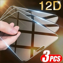 Load image into Gallery viewer, 3Pcs Tempered Glass for iPhone 14 13 12 11 15 Pro Max Mini Screen Protector for iPhone 17 XR XS MAX 7 8 Plus 16 Protective Glass