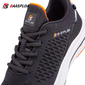 Men's Lightweight Running Shoes 2022 Mesh Casual Sneakers Lace-Up Sports Shoes