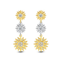 Load image into Gallery viewer, Original 925 Sterling Silver Earrings 2025 Stud Hoop Crystal Earings For Women Rose Gold Crown Heart Infinity Bee Earing Jewelry