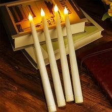 Load image into Gallery viewer, LED Flameless Flickering Taper Candles Remote Control Wedding Home Decor Set