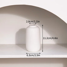 Load image into Gallery viewer, White Ceramic Vases Nordic Decorative Vasen Ornaments Home Living Room Decor Flower Arrangements Sketching Props Desktop Decor