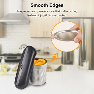 DEEWAZ Rechargeable Electric Can Opener – Automatic Tin Can Opener, Kitchen Gadget