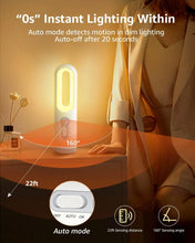 Load image into Gallery viewer, LED Motion Sensor Night Light Portable Flashlight Dusk Dawn Bedroom Bathroom Reading