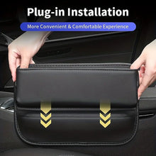 Load image into Gallery viewer, Car Seat Gap Organizer Universal PU Leather Console Side Pocket Auto Crevice Filler Storage Box Interior Accessories