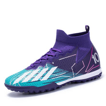 Load image into Gallery viewer, Short spike cleats new competition level football shoes for men and women universal professional game training sports shoes