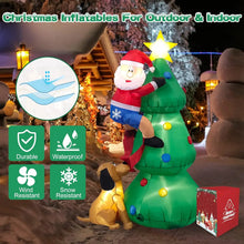 Load image into Gallery viewer, Christmas Inflatable Decoration Toy Built-in LED Lights Inflatable Model Ornament Xmas Party New Year Garden Indoor Outdoor Deco