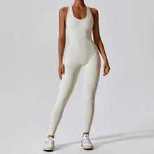 Load image into Gallery viewer, Yoga Jumpsuit Fitness Sports Overalls Gym Clothing Set Yoga Wear Pilates Workout Clothes for Women Outfit push-up Activewear